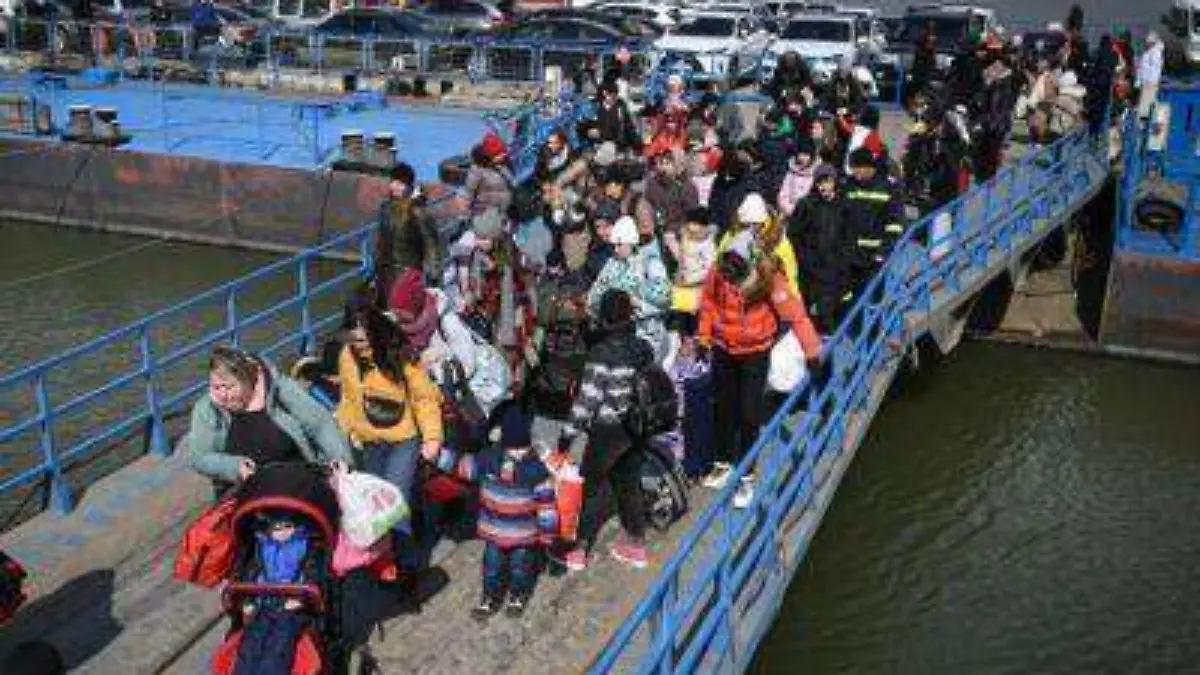 Refugiados Ucrania-AFP